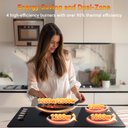 Ver imagem 5 de Cooktop Elétrico Amzchef 30" com 4 Bocas e Controle de Botão (preto)