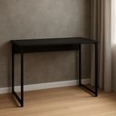 Ver imagem 4 de Mesa Escrivaninha Home Office para Estudos Pés de Ferro Industrial