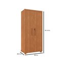 Ver imagem 3 de Multiuso Sapateira Atenas 100% Mdf Pés Madeira Camas Fenix