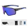 Óculos Ciclismo Rockbros Azul + Clip Grau Bike Esporte Preto/Azul, Azul - 3