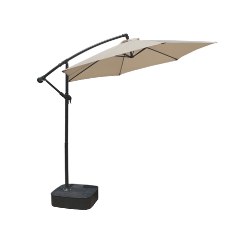 Ombrelone Summer 3m com Base - Bege