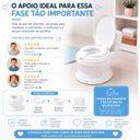 Ver imagem 7 de Troninho Privadinha Infantil Branco Assento Redutor Removível com Tampa e Compartimento para Lenços