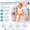 Ver imagem 3 de Troninho Privadinha Infantil Branco Assento Redutor Removível com Tampa e Compartimento para Lenços