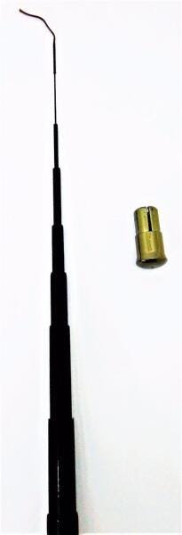 Kit 2 Vara 100% Fibra Carbono Telescópica Ultra Leve 3,6M - 4