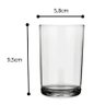 Jogo Copo Suco Água Drink 200ml Vidro Cilíndrico - 2