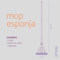 Mop Esponja de Pva - Simplo - 4