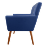 Poltrona Cecília para Sala Conforto e Estilo Azul Visammer - 5
