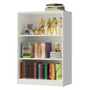 Ver imagem 2 de Estante Livreiro Madesa 6907 com 3 Nichos Branco Cor:Branco