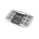 Ver imagem 2 de Forma de Gelo de Silicone 15 Cubos com Tampa James.f Cinza 20x12x3cm
