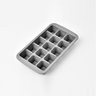 Forma de Gelo de Silicone 15 Cubos com Tampa James.f Cinza 20x12x3cm - 3