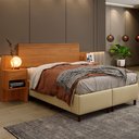 Ver imagem 1 de Cabeceira Master com 2 Mesas de Cabeceiras 2 Gavetas Benetil Móveis