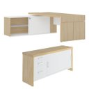 Ver imagem 1 de Conjunto Escritório: Balcão 6206 + Mesa 6214