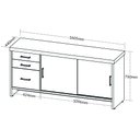 Ver imagem 6 de Conjunto Escritório: Balcão 6206 + Mesa 6214