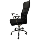 Ver imagem 3 de Cadeira Escritório Giratória Tela Mesh Reclinável Ajustável