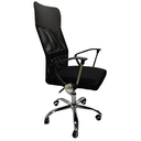 Ver imagem 1 de Cadeira Escritório Giratória Tela Mesh Reclinável Ajustável