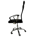 Ver imagem 7 de Cadeira Escritório Giratória Tela Mesh Reclinável Ajustável