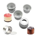 Ver imagem 2 de forma fundo falso removível redonda 10 x 10 cm - 2 peças