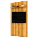Ver imagem 1 de Painel Tv 60 Pol 143cm Suspenso Ripado Noah D04 Cedro - Mpozenato