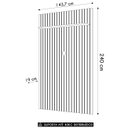 Ver imagem 4 de Painel Tv 60 Pol 143cm Suspenso Ripado Noah D04 Cedro - Mpozenato