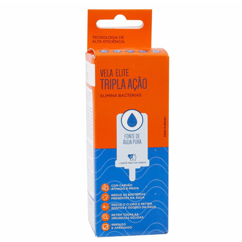 Vela para Filtro de Barro Tripla Ação Elite