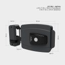 Ver imagem 6 de Fechadura Mini Agl 42mm Simp 12V Intern C Botão Cinza Agl