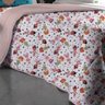Edredom Solteiro Portallar Estampado Misto Juju Rosa - 2