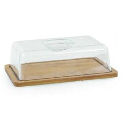 Porta Frios em Bambu com Tampa em Acrilico - Mimo Style - 2