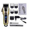 Kit Promocional Barbeiro Maquina Corte Kemei + Shaver Kemei + Brinde - 2