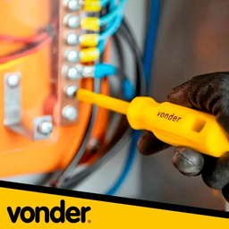Kit Chave de Fenda e Phillips Isolada Vonder 6 Peças Aço Profissional - 7