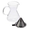 Conjunto Café Jarra De Vidro E Filtro Em Inox 600Ml - 2
