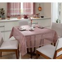 Ver imagem 1 de Toalha de Mesa Quadrada 1,50m x 1,50m em Renda Color Interlar - Rose
