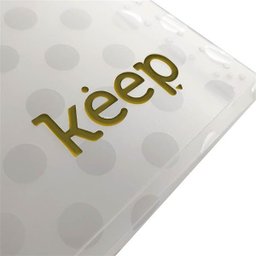 Maleta Plástica Sanfonada A4 13 divisórias Fecho Botão Cristal Keep - EI045 EI045 - 4