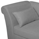 Ver imagem 3 de Recamier Diva França 1,60m Suede Cinza - Inova Decor