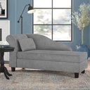 Ver imagem 2 de Recamier Diva França 1,60m Suede Cinza - Inova Decor