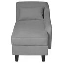 Ver imagem 6 de Recamier Diva França 1,60m Suede Cinza - Inova Decor