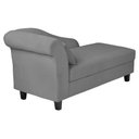 Ver imagem 7 de Recamier Diva França 1,60m Suede Cinza - Inova Decor