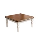 Ver imagem 1 de Mesa de Centro Manchester 2039 Linz Móveis - Branco/imbuia Glazer