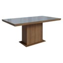 Ver imagem 1 de Mesa de Jantar 5275J12MOVI 6 Lugares Retangular Vidro Rustic-Cinza Madesa 160cm