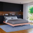 Ver imagem 1 de Cama Montessoriana Adulto Oriental Premium Casal Veludo Rose
