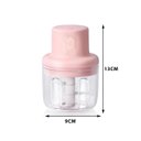 Ver imagem 5 de Mini Processador Moedor Alho Portátil Eletrônico - Rosa