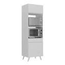 Ver imagem 1 de Paneleiro 2 Portas Para Forno E Microondas Branco