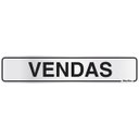 Ver imagem 1 de Placa em Alumínio 5x25cm Vendas