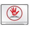 Placa Proibido Venda de Bebida Alcóolica Para Menores de 18 anos Lei Estadual SP Nº14592 - 1