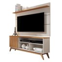 Ver imagem 2 de Painel Vivare 1,36 e Rack Malbec Wood Off White-Nature - Giga