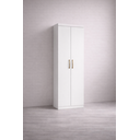 Ver imagem 1 de Armário Multiuso Moderno 2 Portas com 4 Prateleiras - Branco
