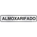 Ver imagem 1 de Placa em Alumínio 5x25cm Almoxarifado