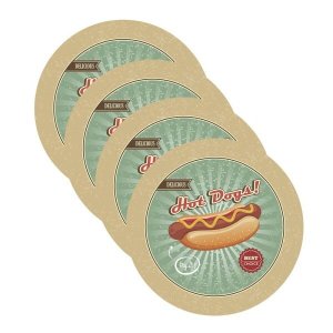 Sousplat Hot Dog - 4 Peças - sem Base