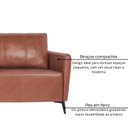 Ver imagem 6 de Sofá de Couro Legítimo Porto Rico 220 Cm