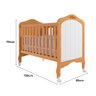Berço Americano que Vira Cama Harmonia Nature/branco - Permóbili Baby 100% Mdf - 9