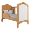 Berço Americano que Vira Cama Harmonia Nature/branco - Permóbili Baby 100% Mdf - 4